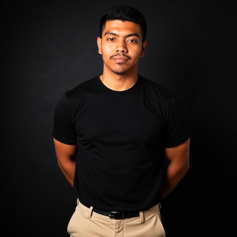 Allan Collado smiling